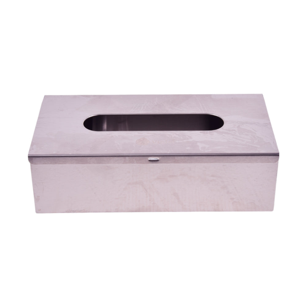 TISSUE BOX STEEL PLAIN 18-2