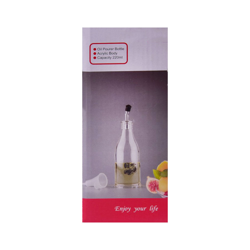 OIL BOTTLE ACRYLIC 220 ML IR F3028