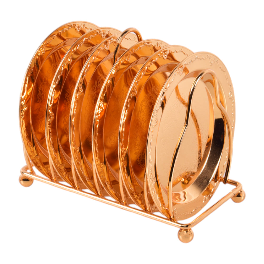 COASTER SET ORCHID CD5442 BASIC