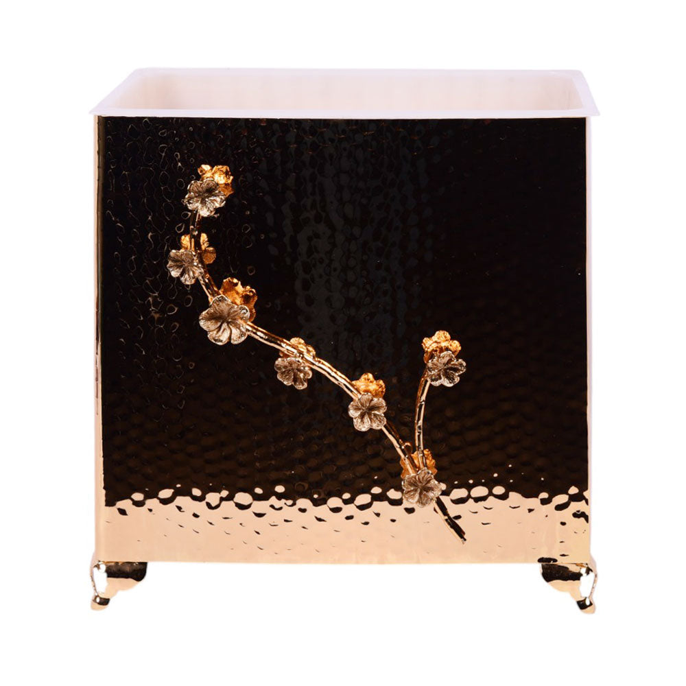 DUSTBIN & TISSUE BOX SET ORCHID CD-6351