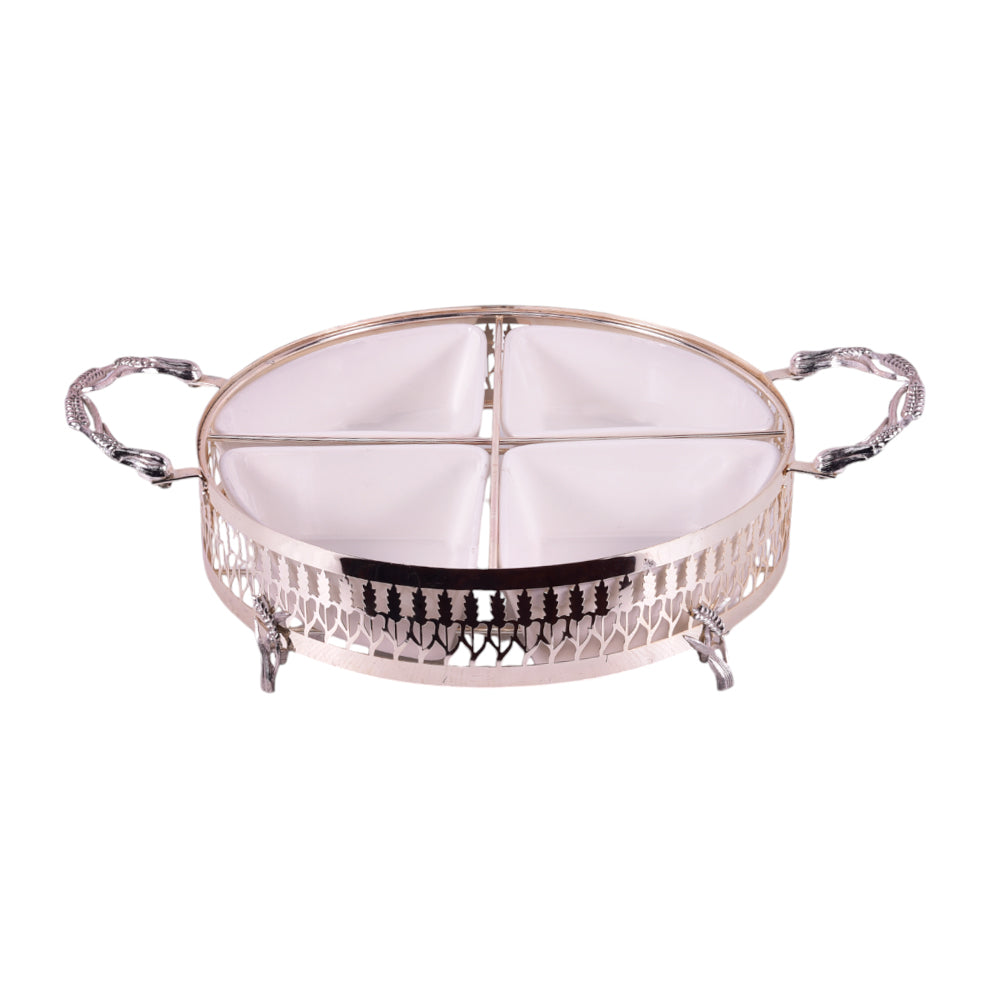 DRY FRUIT DISH ORCHID CD-6645