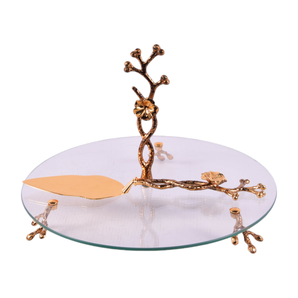 CAKE SET 1 TIER ORCHID CD-6879