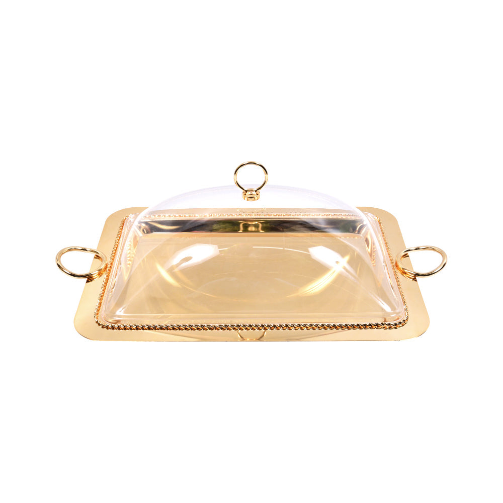 TRAY W-COVER ORCHID CD-7384