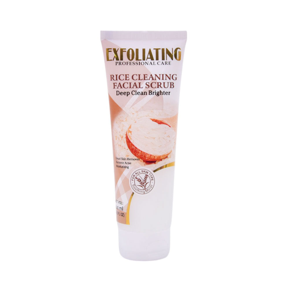 WOKALI RICE EXFOLIATING FACIAL SCRUB 120ML IR WKL697