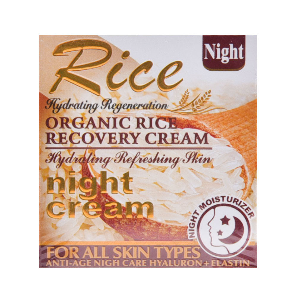 WOKALI RICE ORGANIC RECOVERY NIGHT CREAM 55G IR WKL746