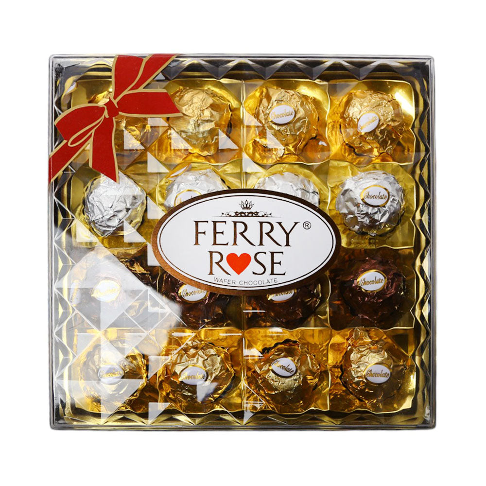 FERRY ROSE CHOCOLATE MULTI SQUARE T-16 200 GM