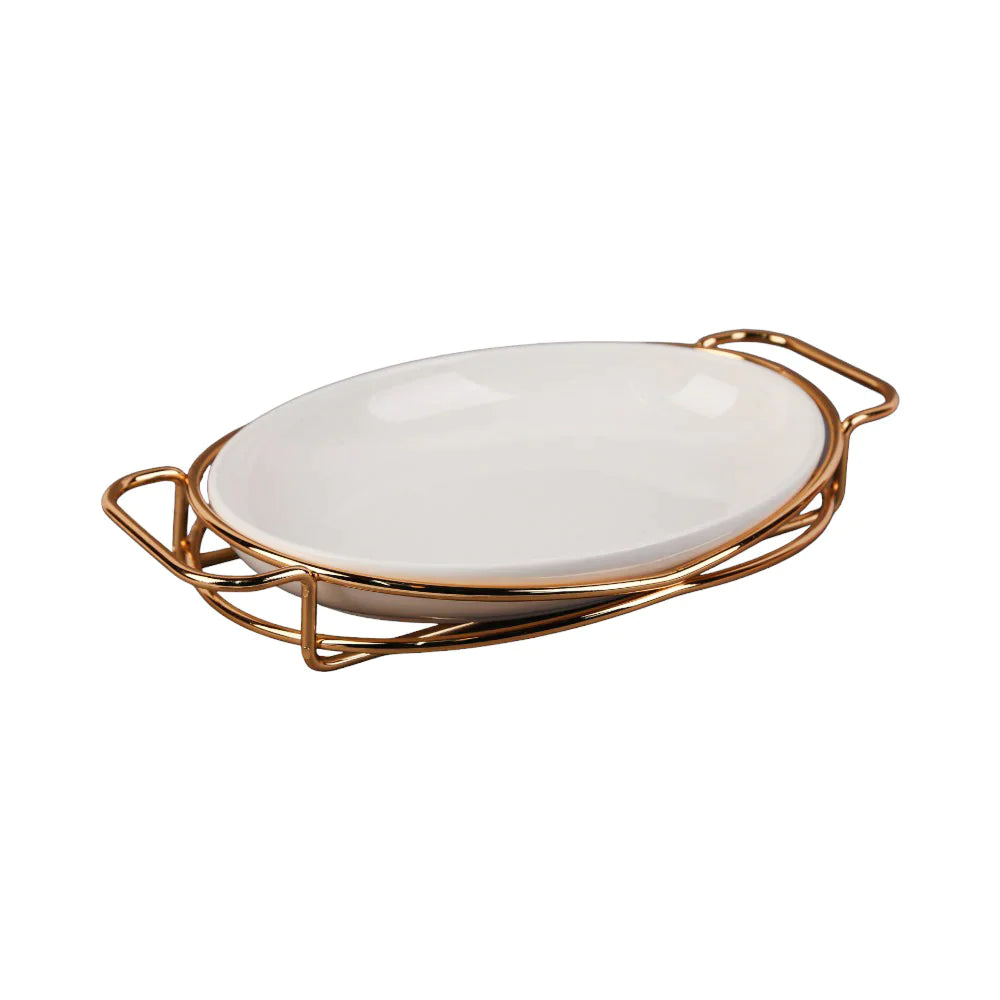 DISH WITH STAND BRILLIANT BR16012G