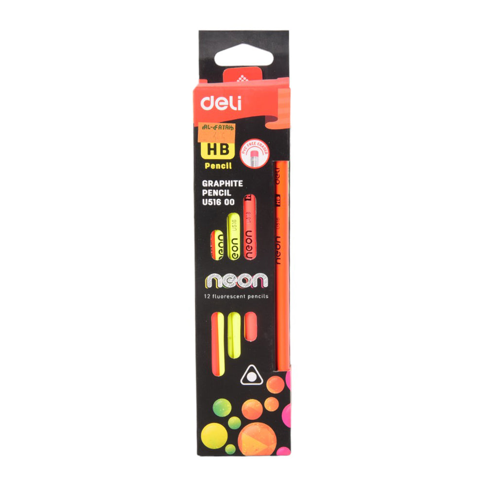 DELI LEAD PENCILS 12PC EU51600