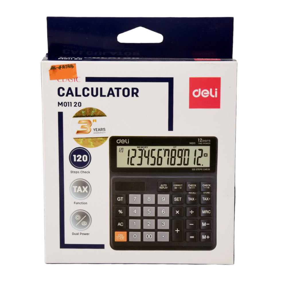 M01120 DELI CALCULATOR 12 DIGITS