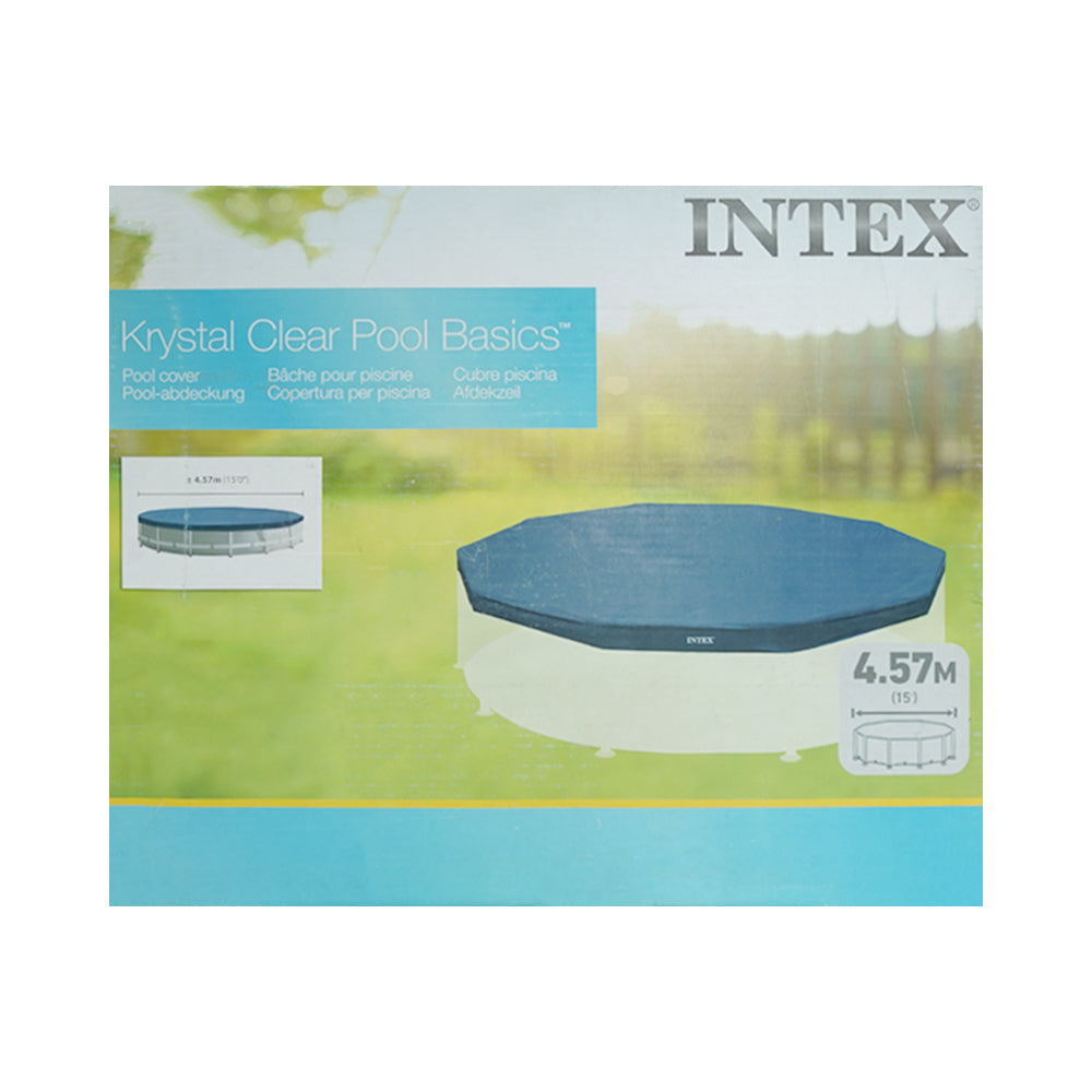28032 INTEX KRYSTAL CLEAR POOL COVER 15FT A.I