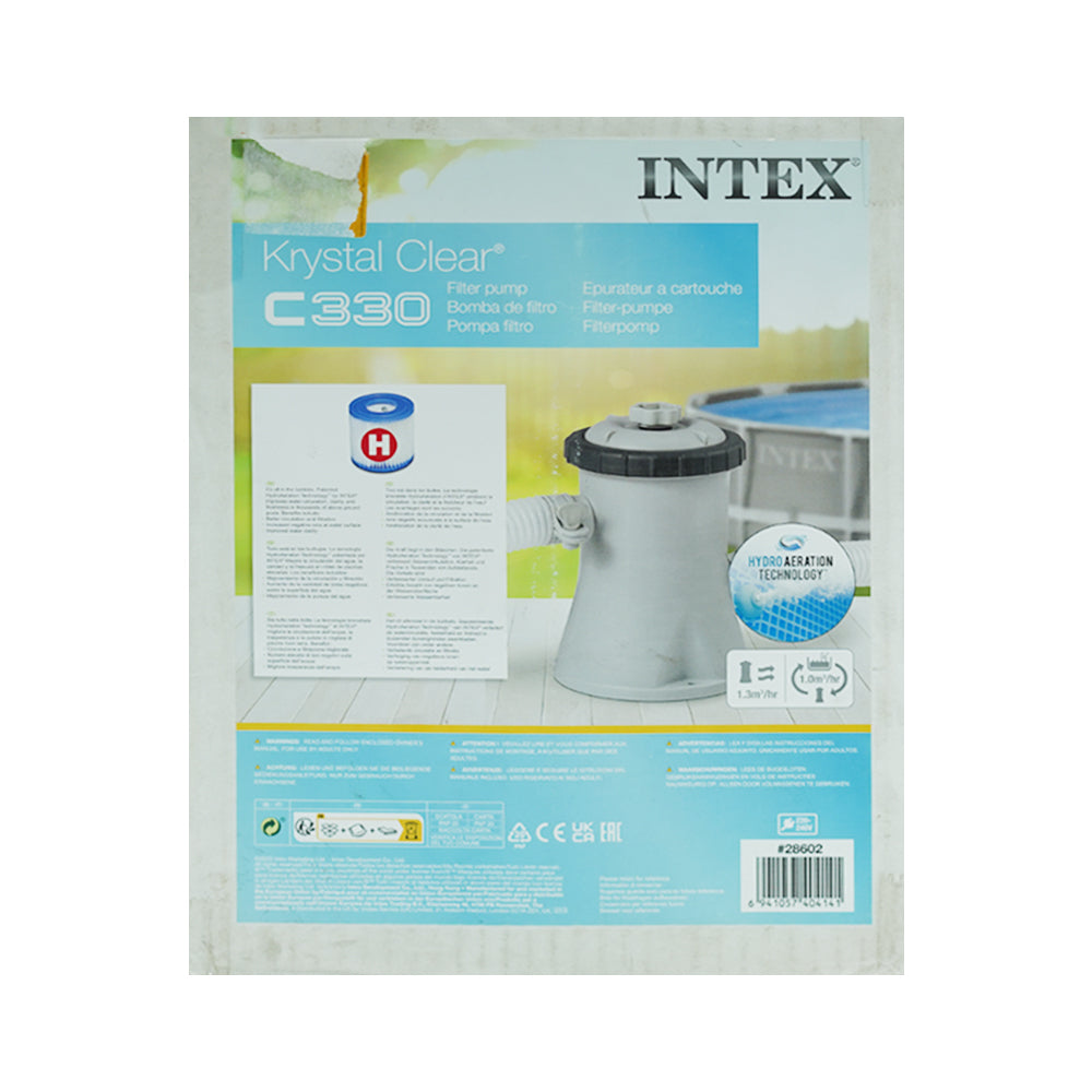 28602 INTEX KRYSTAL CLEAR FILTER PUMP