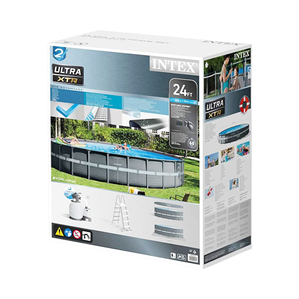 26340 INTEX ULTRA FRAME POOL 24X4.3 (6+ YEAR) A.I