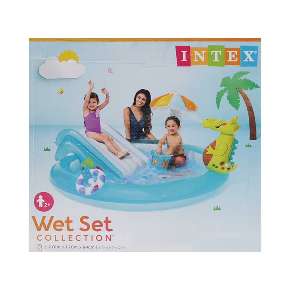 57165 INTEX SLIDE SWIMING POOL 6.7*5.7*2.7 INCH