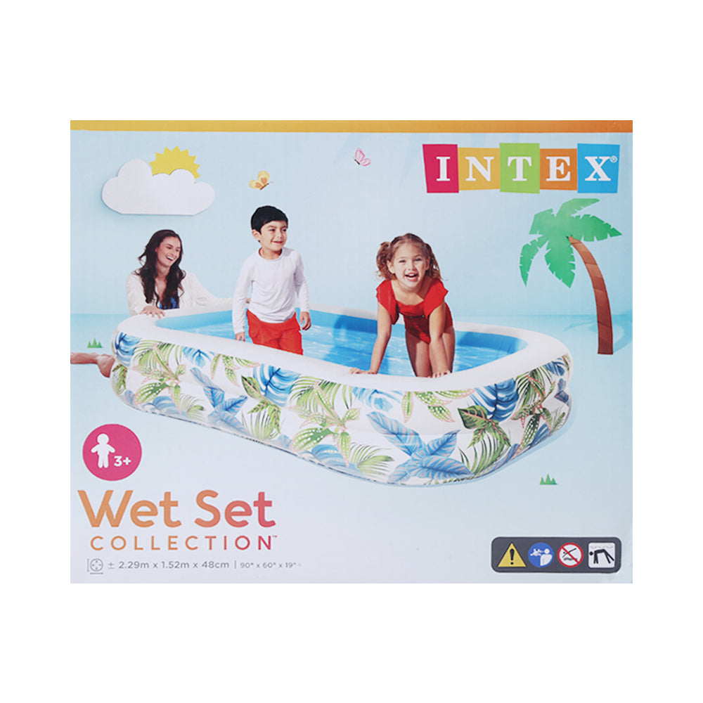 57177 INTEX RECTANGULAR SWIMMING POOL 7.6X5X19 A.I