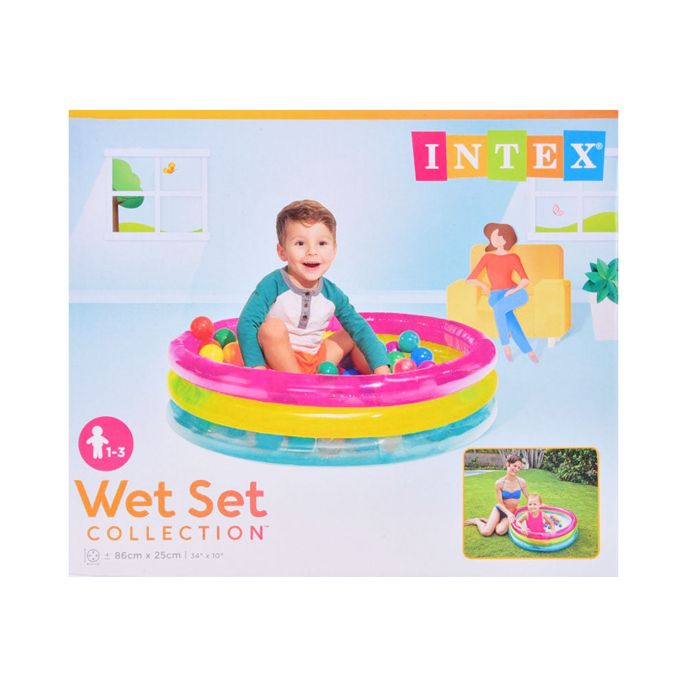 48674 POOL WITH BALL 34X10INCH BASIC