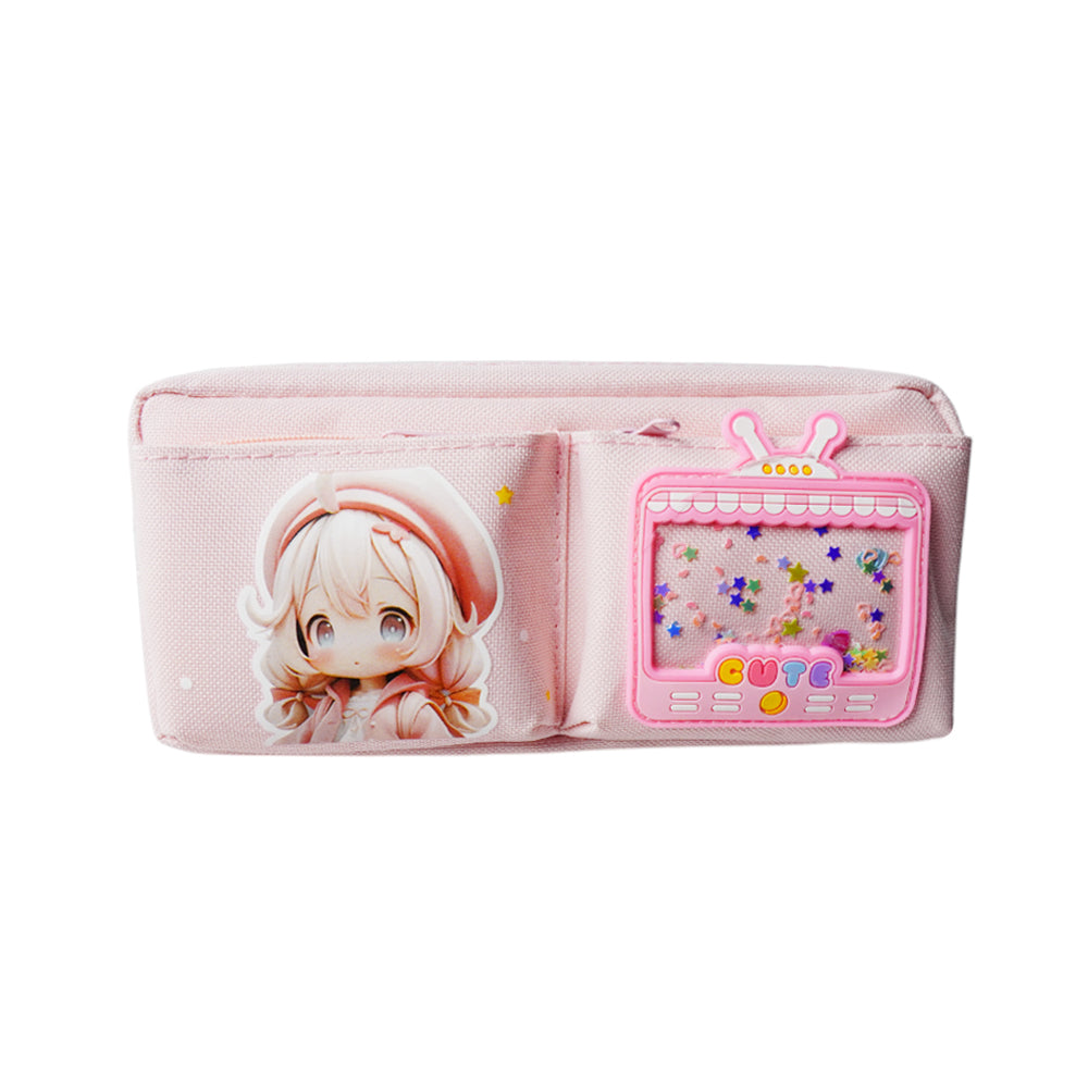 2474 CUTE LITTLE GIRL PENCIL POUCH