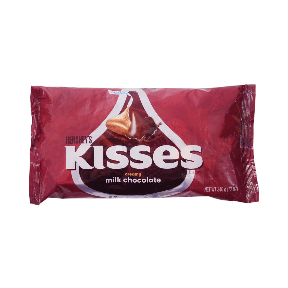 HERSHEYS KISSES CHOCOLATE CREAMY MILK POUCH 340 GM