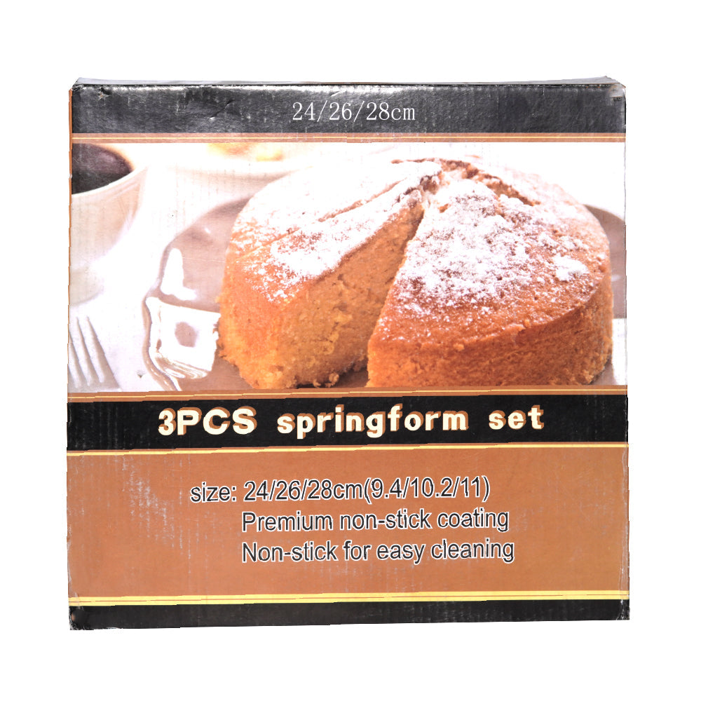 CAKE PAN SET 3PC IR L169-188