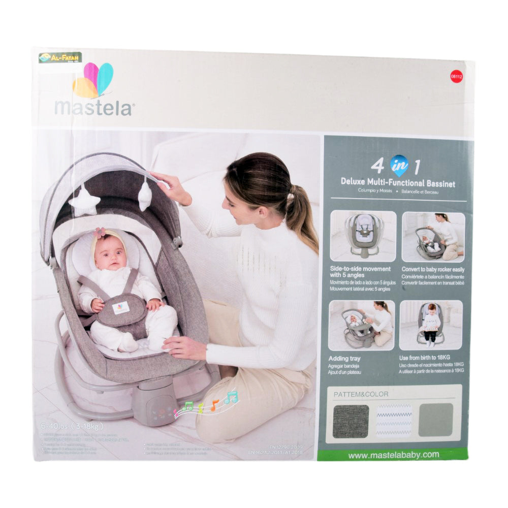 MASTELA DELUXE MULTIFUNCTIONAL BASSIINET 4IN1 8112 T.T