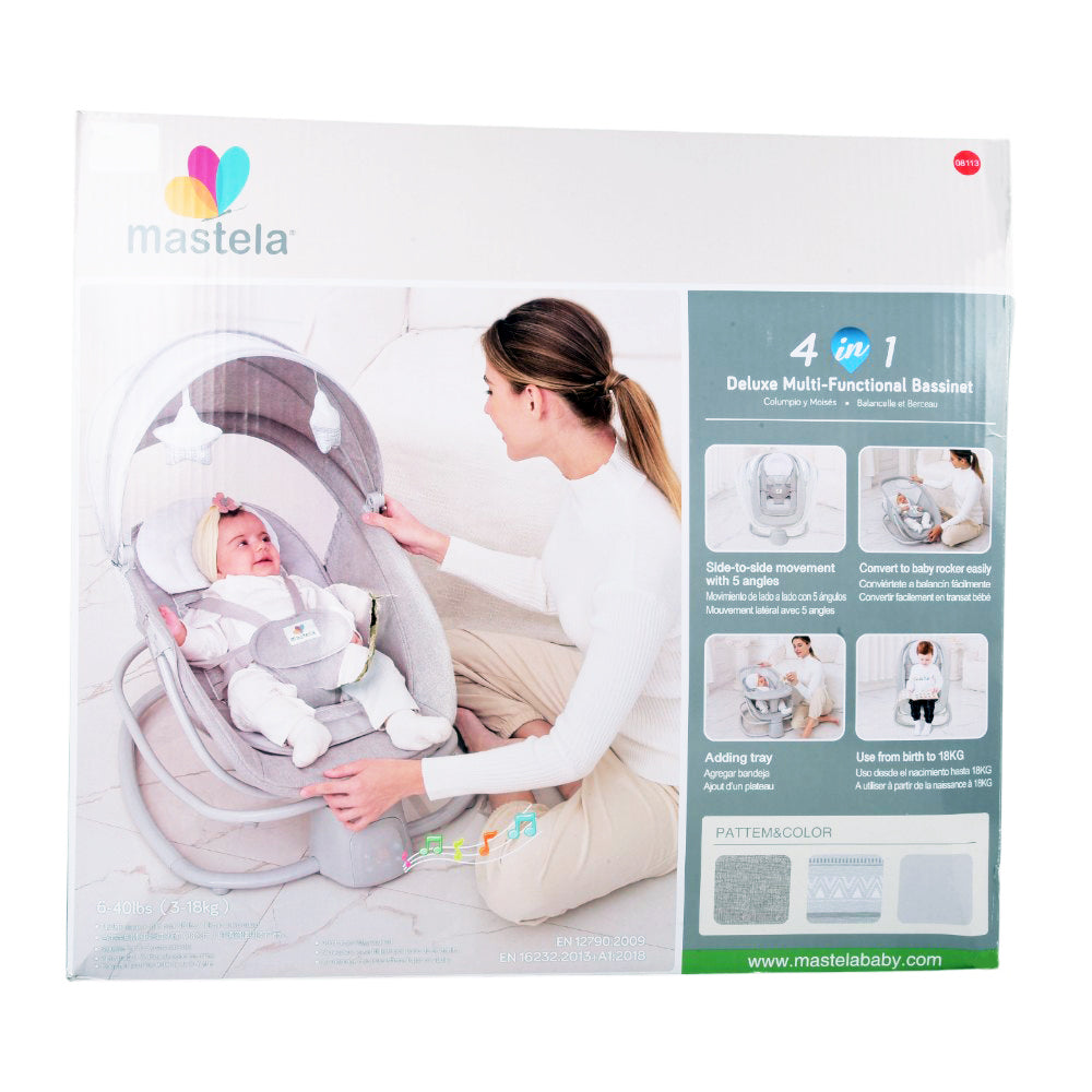 MASTELA DELUXE MULTIFUNCTIONAL BASSIINET 4IN1 8113 T.T