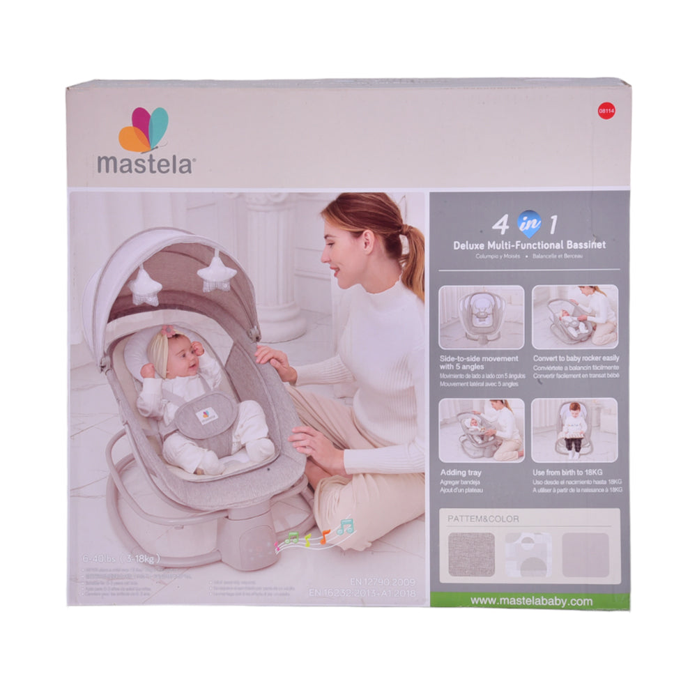 MASTELA DELUXE MULTIFUNCTIONAL BASSIINET 4IN1 8114 T.T