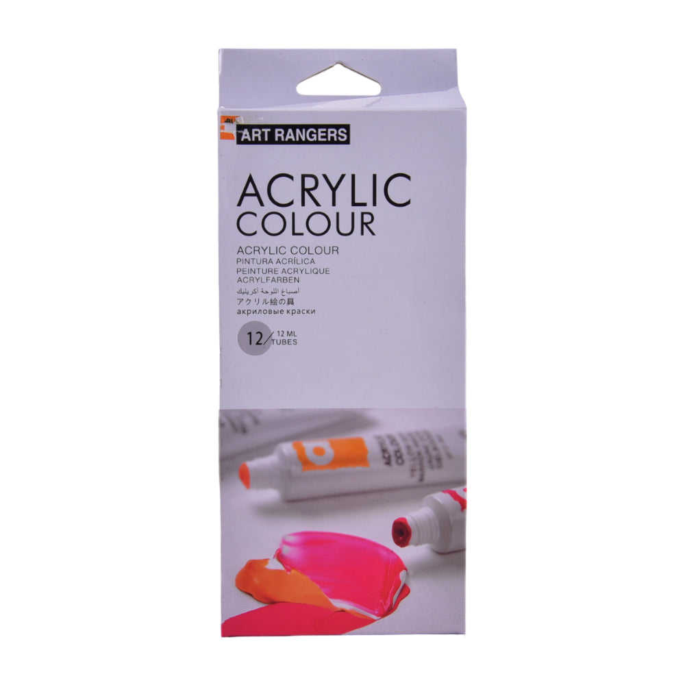 EA1212C-3 ART RANGERS ACRYLIC COLOUR 12 TUBES
