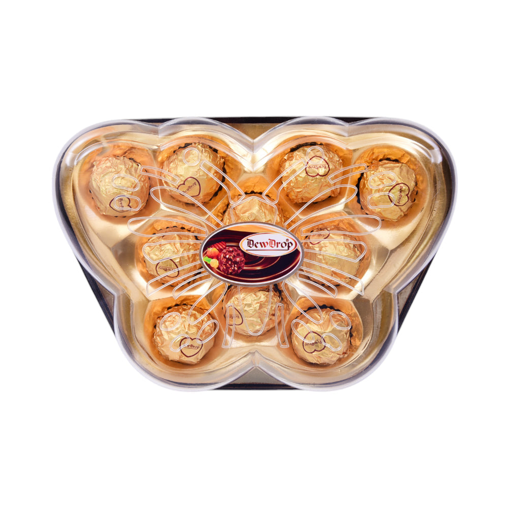 DEW DROP PEANUT CHOCOLATE BUTTERFLY SHAPE BF10G 125 GM