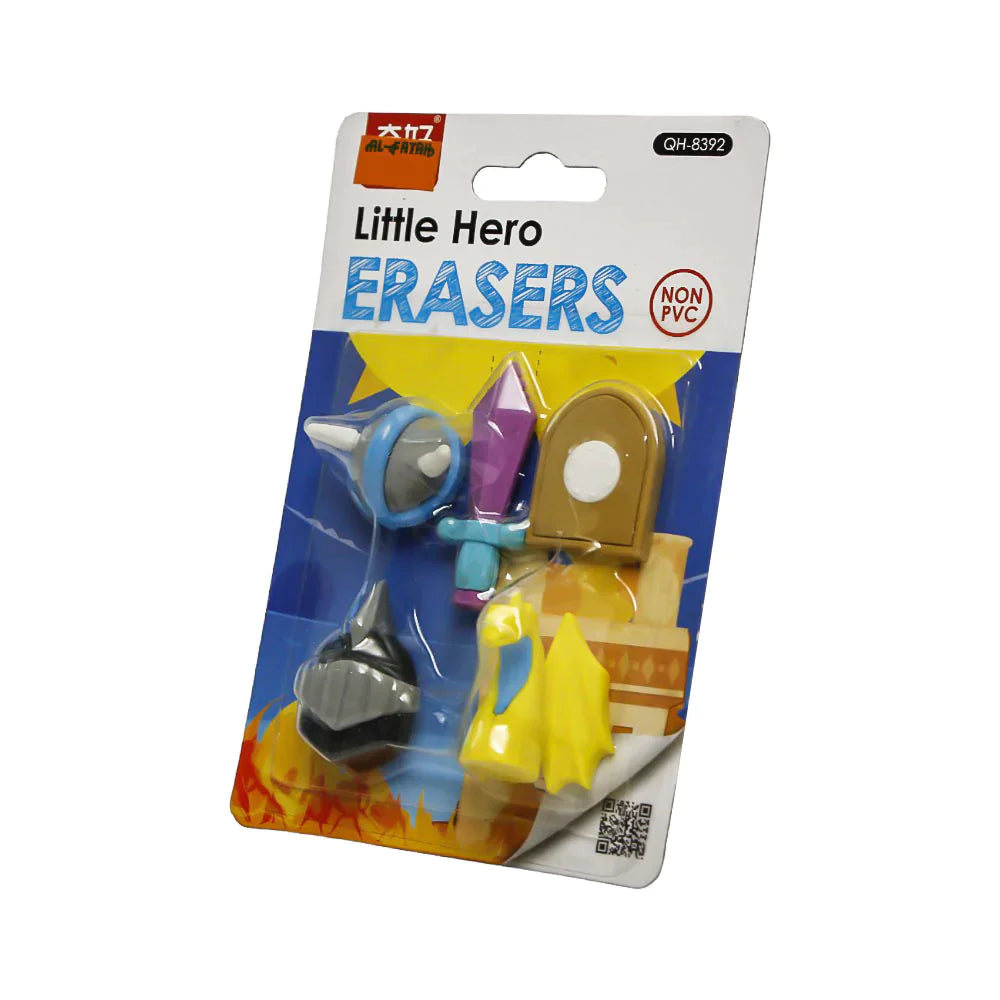 Qh-8392 Little Hero Eraser Set Z.B