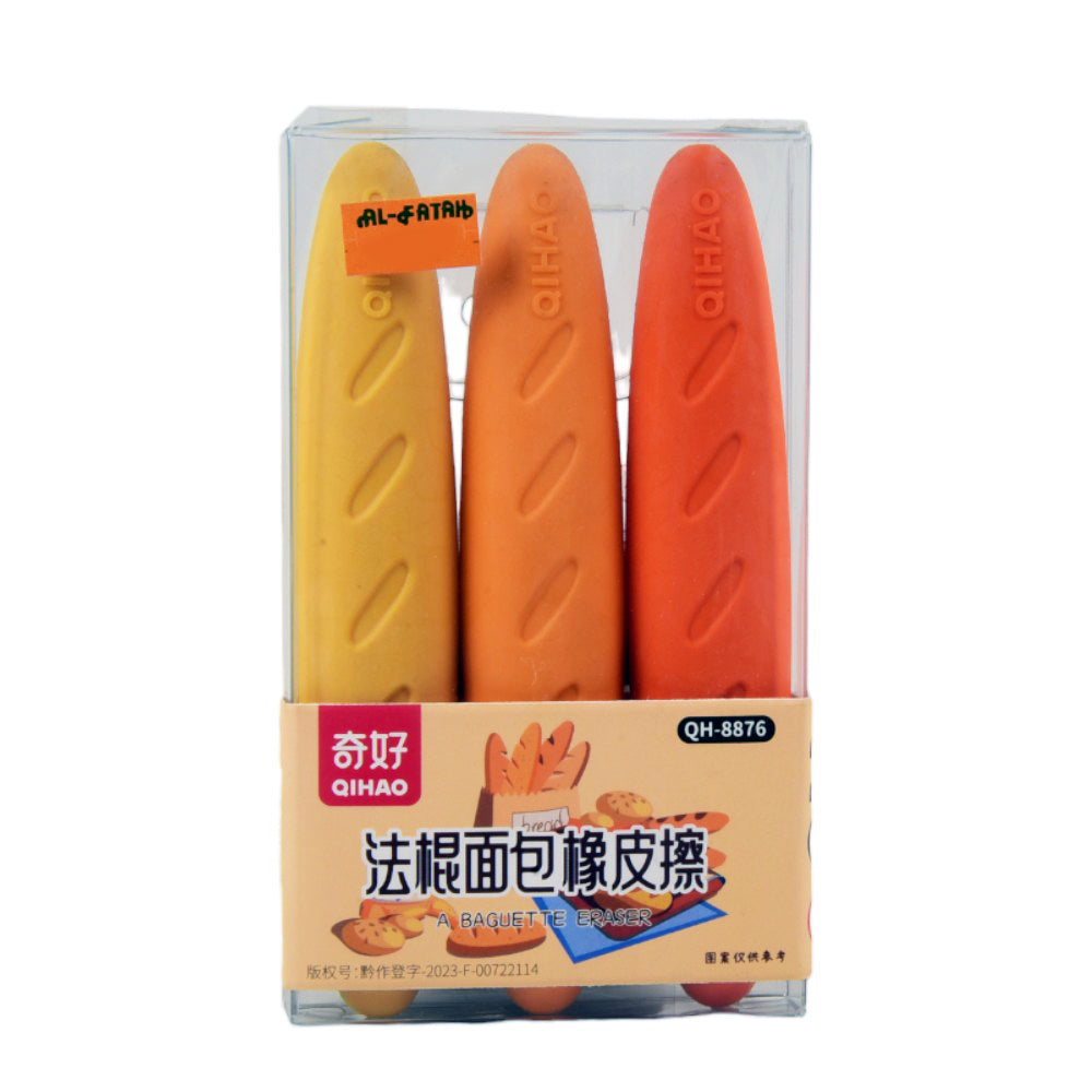 QH-8876 QIHAO ERASER 3PC