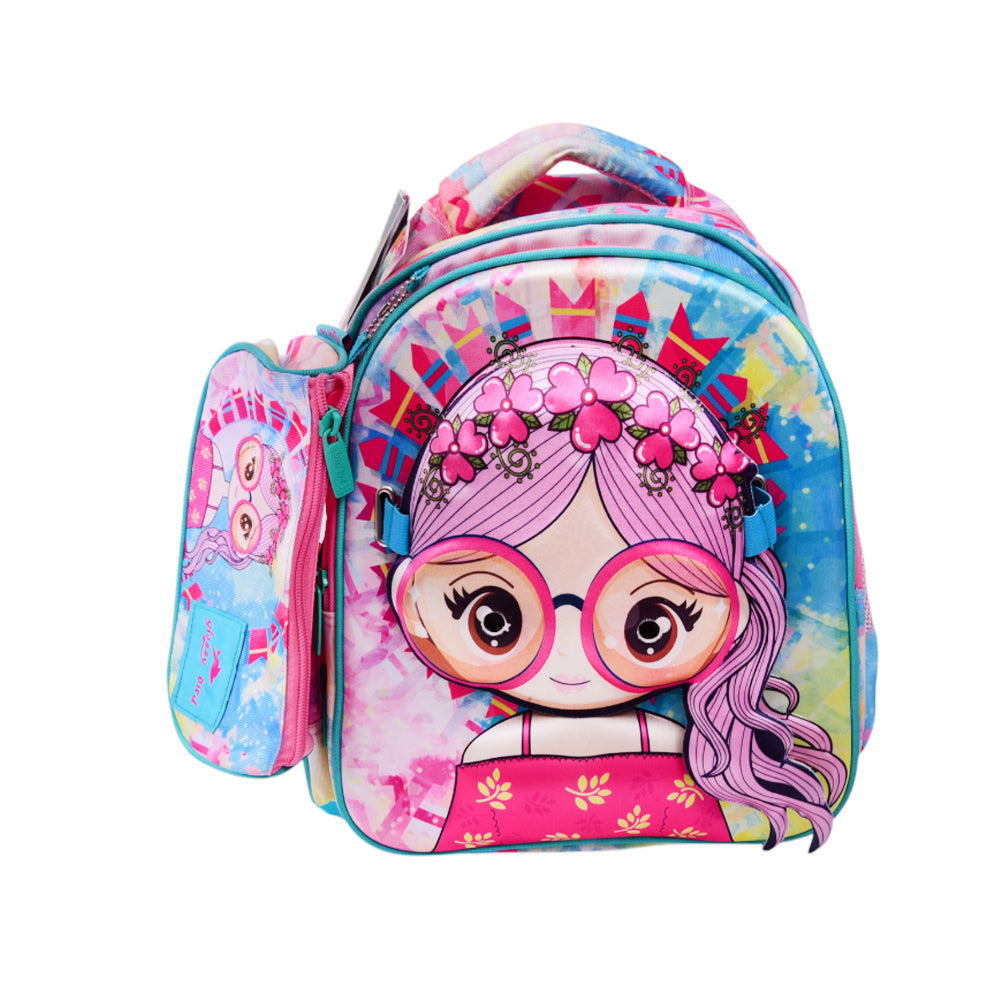 GB2364M GLOSSY BRID SCHOOL BACK PACK W PENCIL CASE Z.B