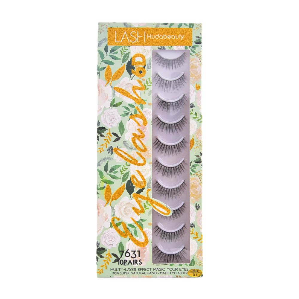 HUDA BEAUTY EYELASH 6D 10PAIR IR E-7631