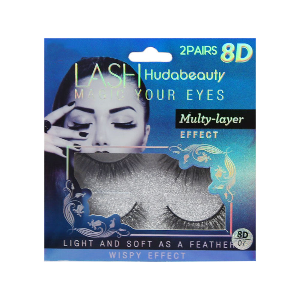 HUDA BEAUTY EYELASH 8D 2PAIR IR E-7637