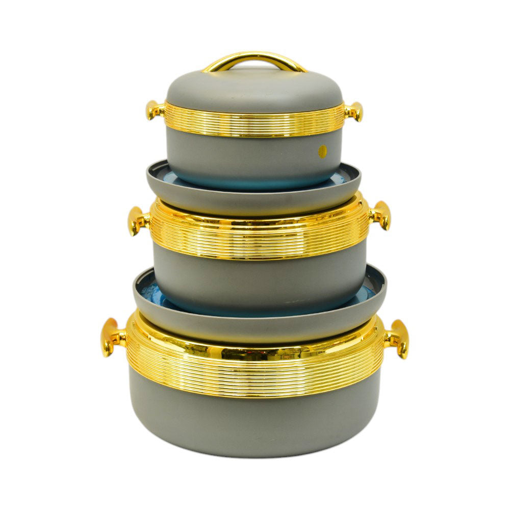 HOT POT SET 3PC SOUTHWEST KINNO LBFW2140P GREY