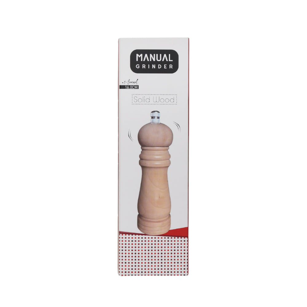 PEPPER MILL GRINDER WOODEN IR 35637-24