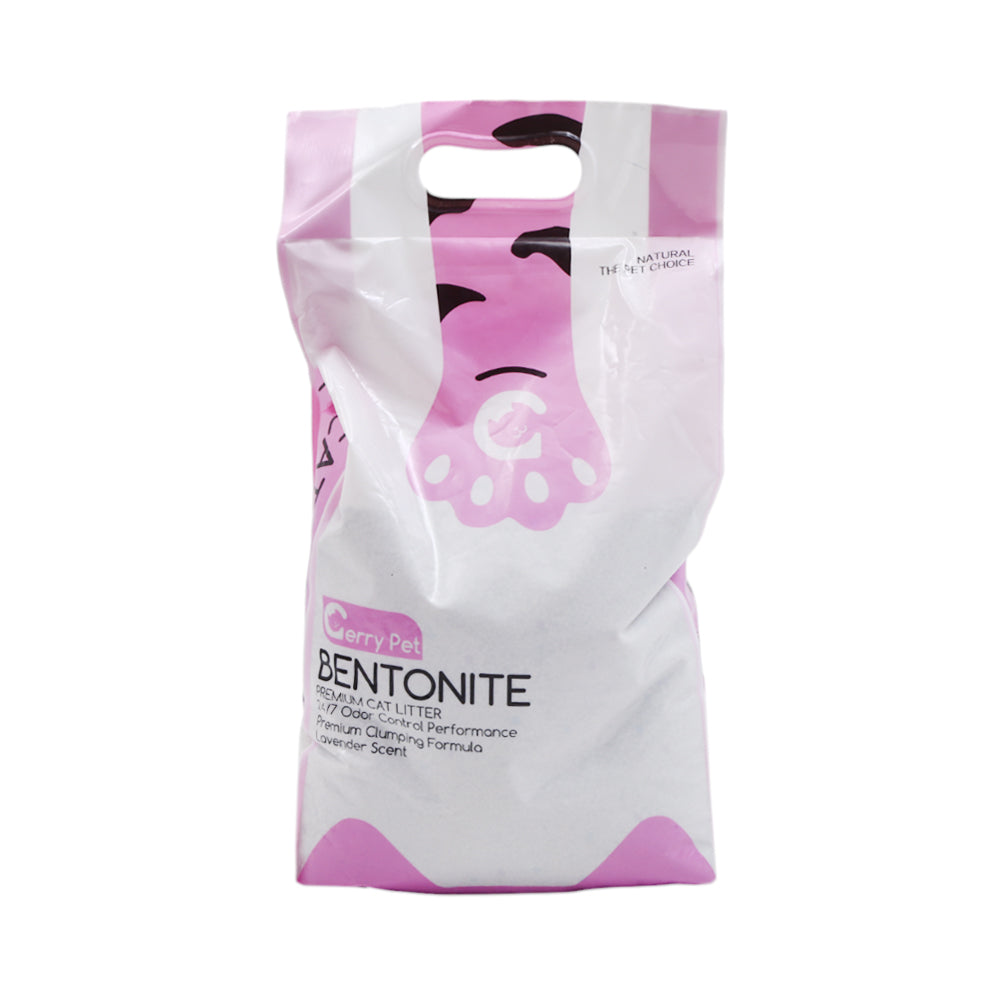 GERRY PET BENTONITE PREMIUM CAT LITTER LAVENDER 5 LTR