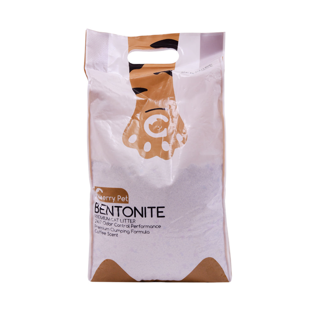 GERRY PET BENTONITE PREMIUM CAT LITTER COFFEE 5 LTR