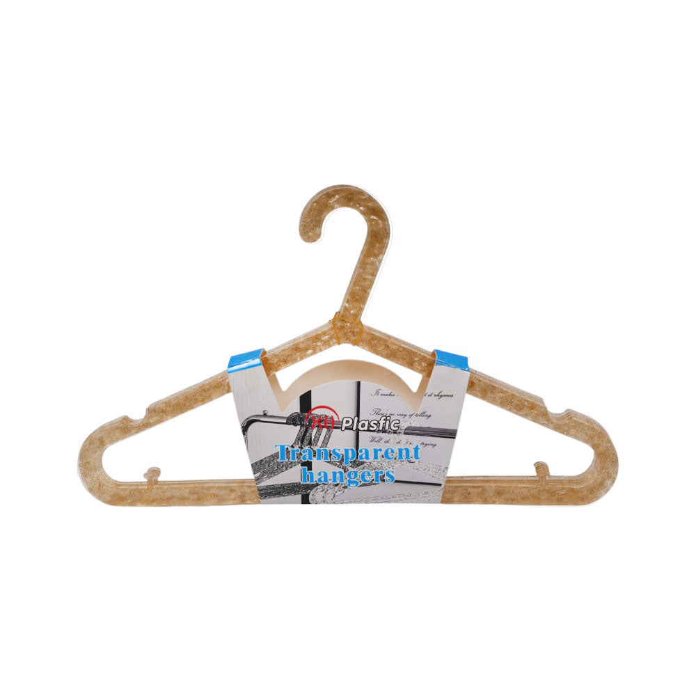 XH PLASTIC TRANSPARENT HANGER 5PC IR 147-148