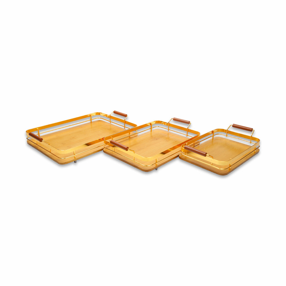 TRAY SET 3PC SQUARE IR 35990-1