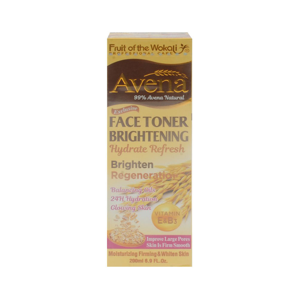 WOKALI AVENA BRIGHTENING FACE TONER 200ML HA-3120
