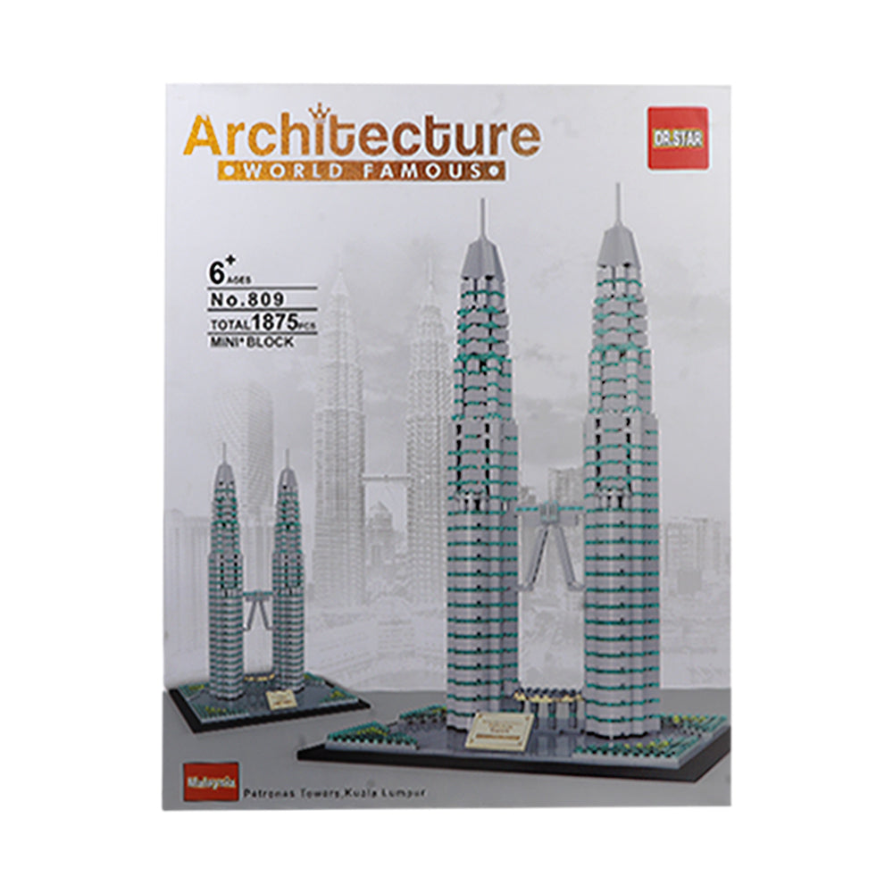 809 ARCHITECTURE WORLD FAMOUSE BLOCKS SET 1875PC IR