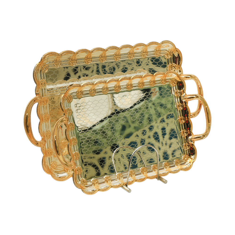 TRAY SET 2PC STEEL NAJIB NB5514