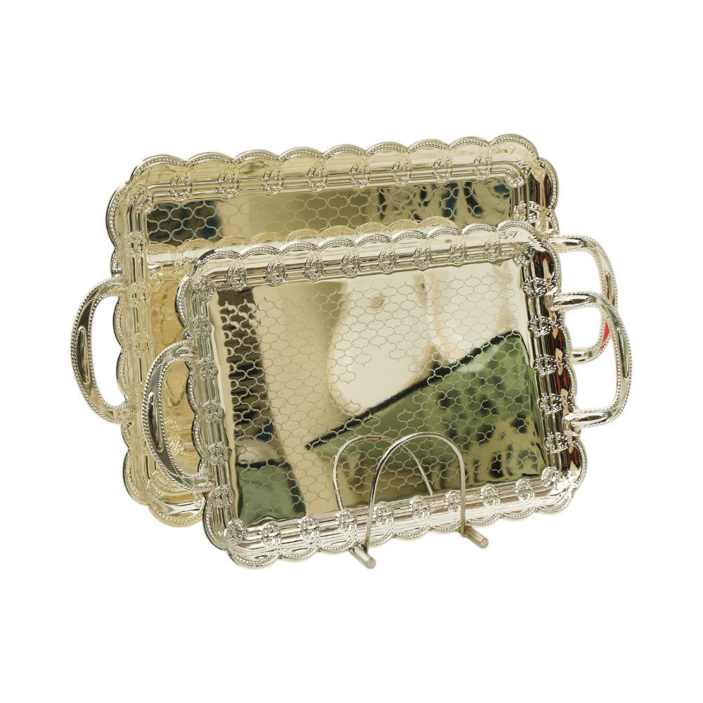 TRAY SET 2PC STEEL NAJIB NB5513