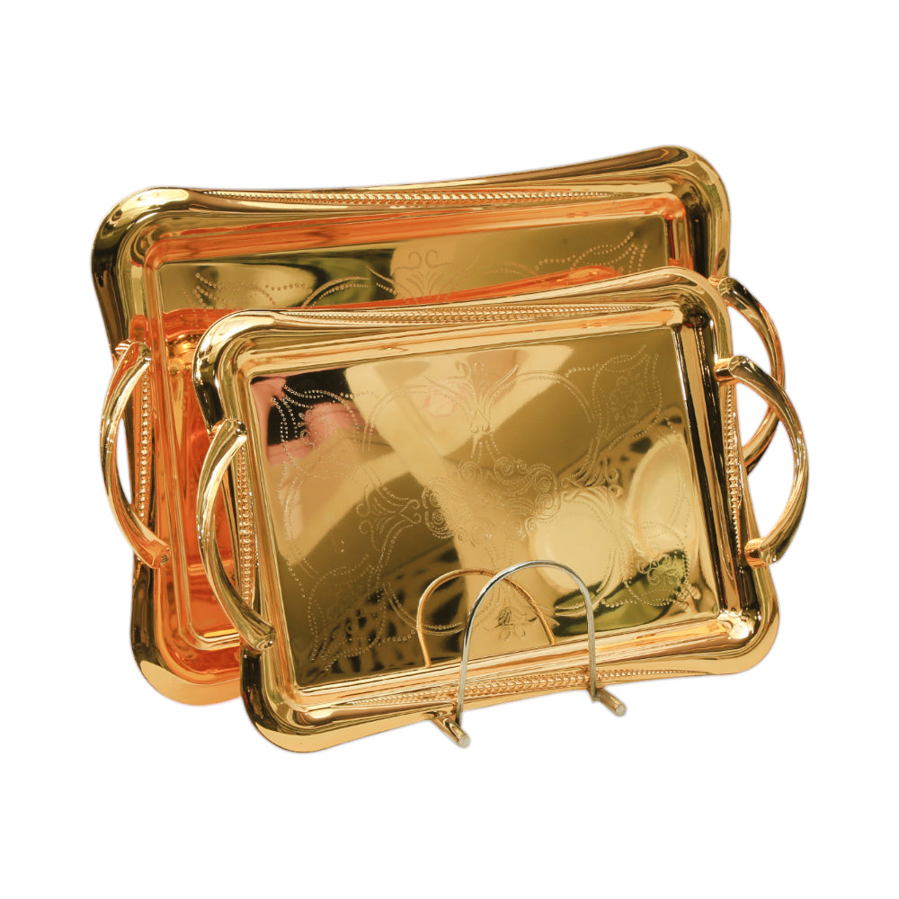 TRAY SET 2PC STEEL NAJIB NB5518