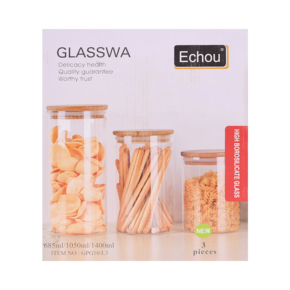 JAR SET 3PC ECHOU GPG10/L3