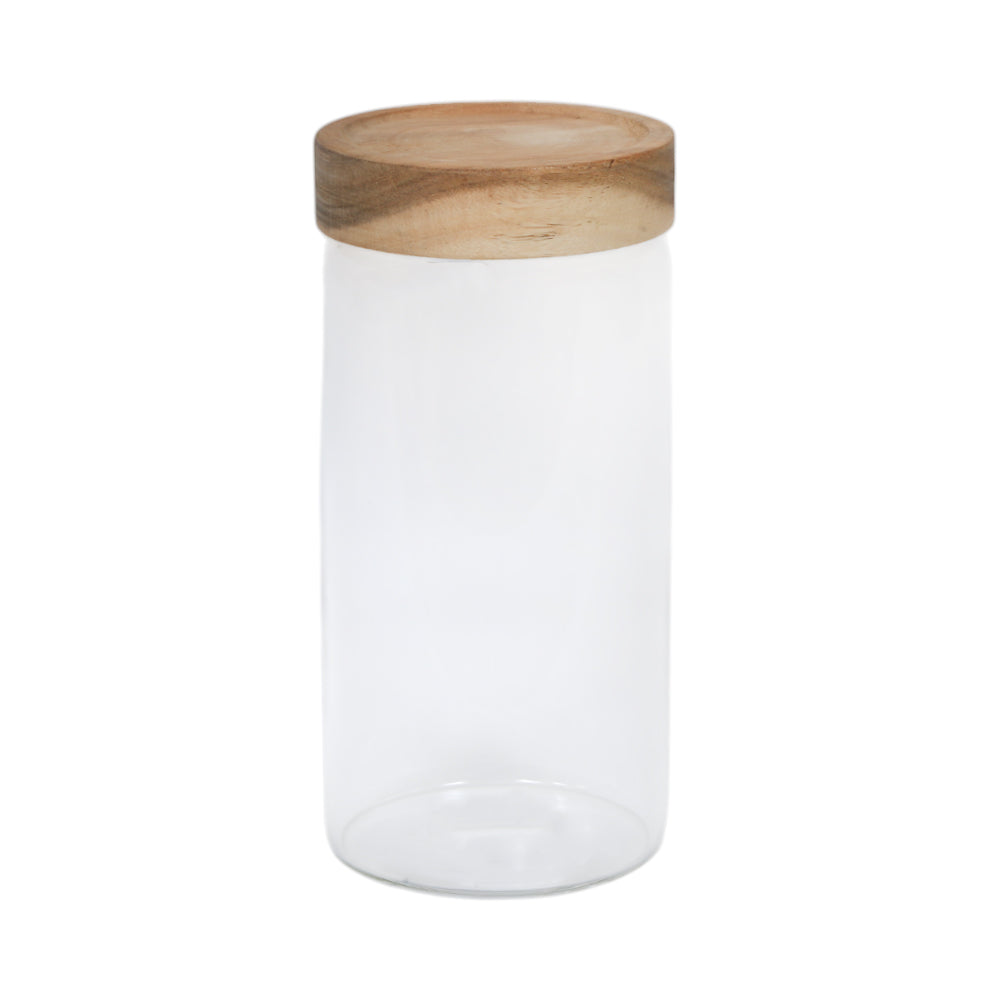 JAR ECHOU 1200 ML WOODEN LID GPG10200