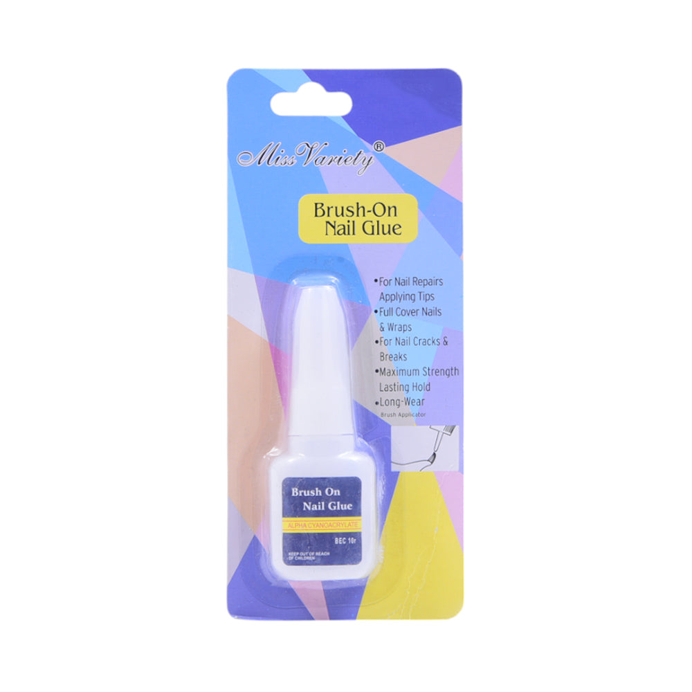 MISS VARIETY BRUSH ON NAIL GLUE MV-103
