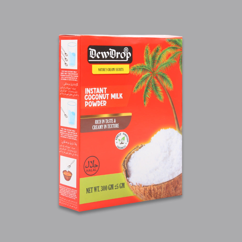 DEW DROP BAKING MILK COCONUT POWDER CREAMY 300 GM