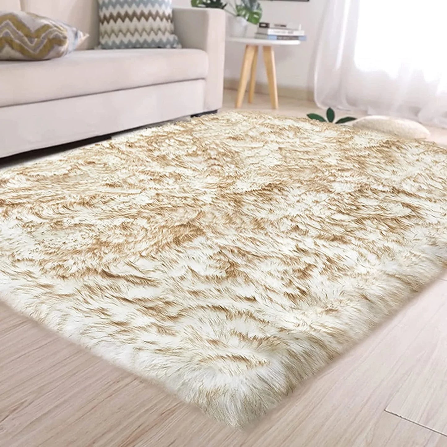 ORIENTAL FUR RUG 4X6