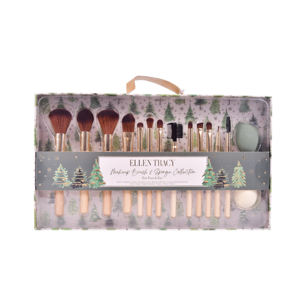 ELLEN TRACY MAKEUP BRUSH & SPONGE COLLECTION