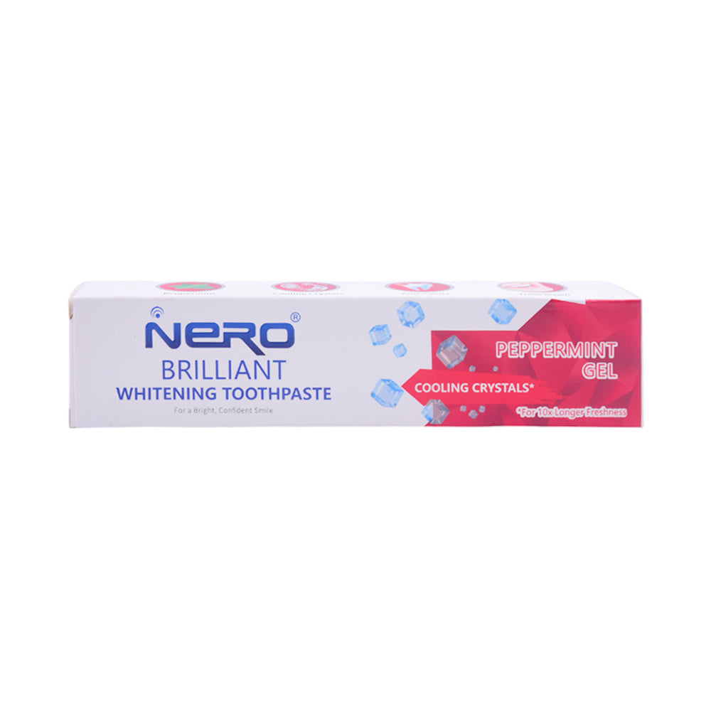 NERO TOOTH PASTE PEPPER MINT GEL COOLING CRYSTALS 100GM